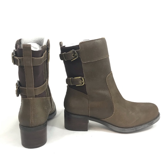 Andre Assous Leather Boots Booties NWB Sz 9 - Picture 6 of 8